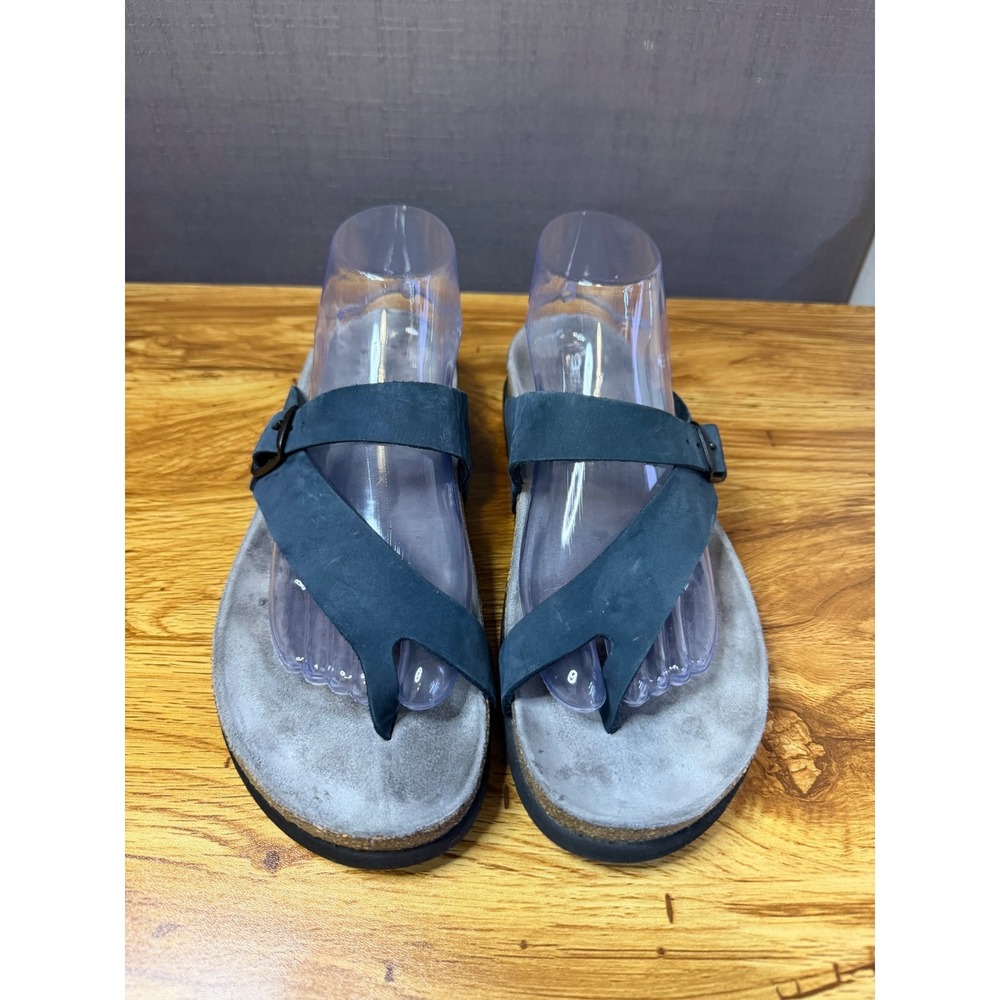 Mephisto Women's Helen Navy Blue Nubuck Leather Cork Footbed Sandals Size US 11 - Picture 3 of 10